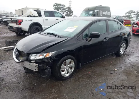 2014 Honda Civic Lx из США, поврежденный, VIN 19XFB2F55EE032301
